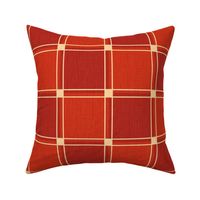 Christmas Retro Red Gingham - Christmas check, buffalo check, christmas plaid