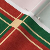 Christmas red-green retro gingham - Christmas check, buffalo check, christmas plaid 