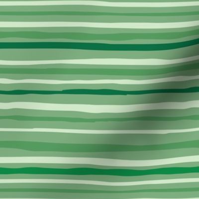 Green Wavy Stripes