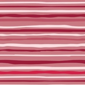 Red and Pink Wavy Stripes