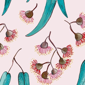 eucalyptus scatter spot - pink