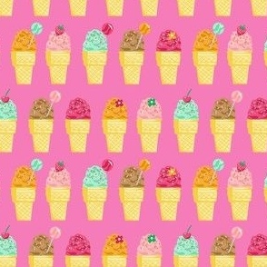 Ice creams - pink