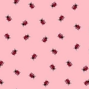 Ladybirds - pink