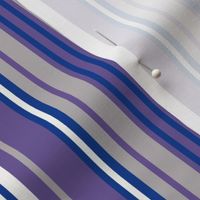 Lavender Purple Blue and White Vertical Stripe