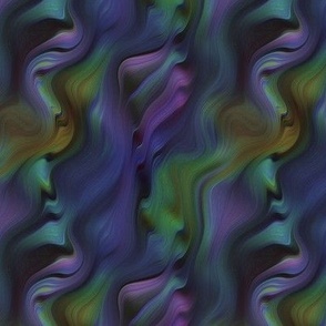 small WIND STONE WAVES MOSS PURPLE GREEN VIOLET PSMGE