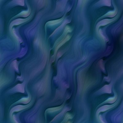 small WIND STONE WAVES MOSS BLUE PURPLE TURQUOISE PSMGE