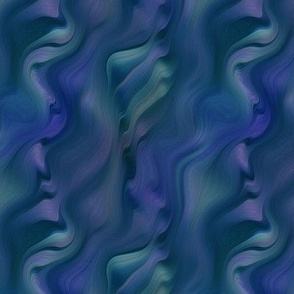 small WIND STONE WAVES MOSS BLUE PURPLE TURQUOISE PSMGE