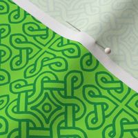 Celtic Knot Tile 1 greens