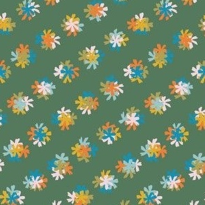 Floral Arrangement (4") - green (ST2021FA)