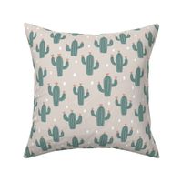 Cactus with dots in Grey