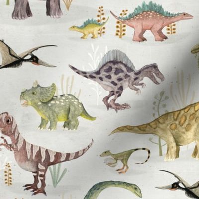 dinosaurs pastel {small}