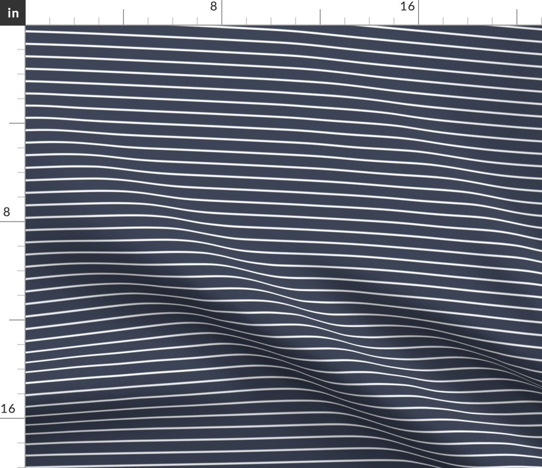 Navy Stripe - Springtime - Angelina Maria Designs
