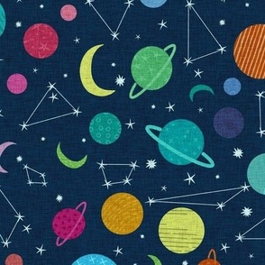 Colorful Space Linen