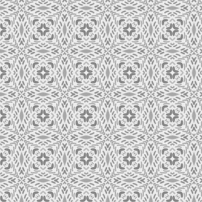 Slate Grey  Intricate Scandinavian Geometric