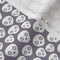 Little dia de los muertos boho skulls kids cute skull design for halloween cool gray slate white