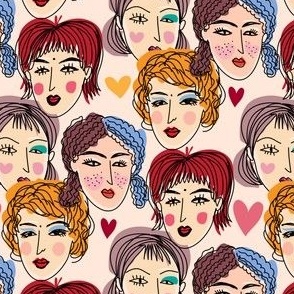 Face women pattern 1