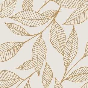 Hedgerow Canopy French mustard line large scale