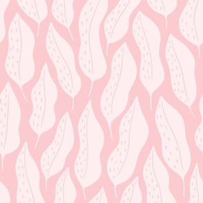 Abstract Leaves-Pink