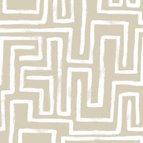 Maze - Sand - Geometric Design