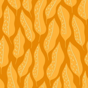 Abstract Leaves-Yellow