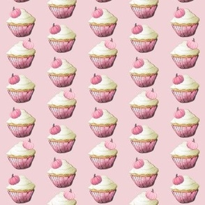 pink pumpkin cupcakes