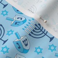 medium hanukkah designs on blue
