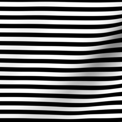 Smaller Scale 1/3 Inch Stripe Black and White Coordinate Matches Spoonflower Petal Solid