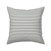 Smaller Scale 1/3 Inch Stripe Pewter and White Coordinate Matches Spoonflower Petal Solid