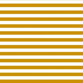 Bigger Scale 1/2 Inch Stripe Mustard and White Coordinate Matches Spoonflower Petal Solid