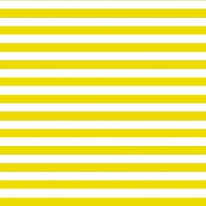 Bigger Scale 1/2 Inch Stripe Lemon Lime and White Coordinate Matches Spoonflower Petal Solid