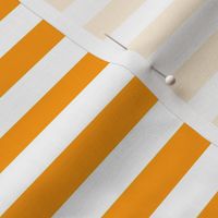 Bigger Scale 1/2 Inch Stripe Marigold and White Coordinate Matches Spoonflower Petal Solid