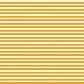 Smaller Scale 1/3 Inch Stripe Marigold and White Coordinate Matches Spoonflower Petal Solid