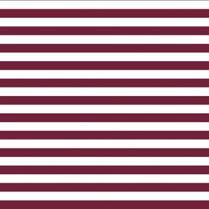Bigger Scale 1/2 Inch Stripe Wine and White Coordinate Matches Spoonflower Petal Solid