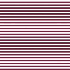 Smaller Scale 1/3 Inch Stripe Wine and White Coordinate Matches Spoonflower Petal Solid
