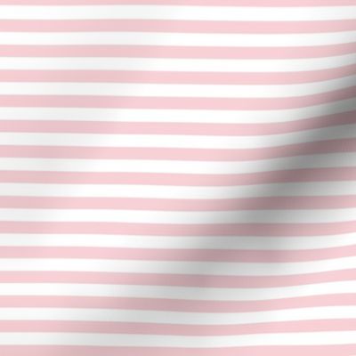 Smaller Scale 1/3 Inch Stripe Cotton Candy and White Coordinate Matches Spoonflower Petal Solid
