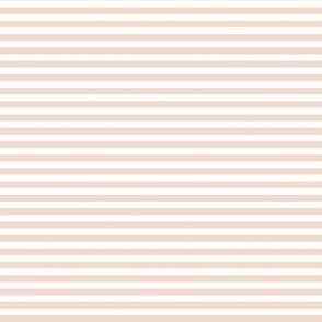 Smaller Scale 1/3 Inch Stripe Blush and White Coordinate Matches Spoonflower Petal Solid
