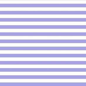 Bigger Scale 1/2 Inch Stripe Lilac and White Coordinate Matches Spoonflower Petal Solid