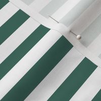 Bigger Scale 1/2 Inch Stripe Pine and White Coordinate Matches Spoonflower Petal Solid