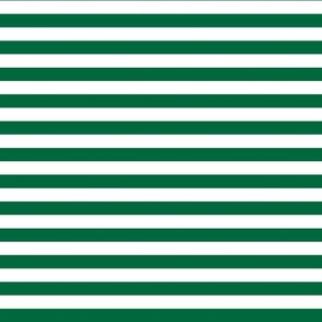 Bigger Scale 1/2 Inch Stripe Emerald and White Coordinate Matches Spoonflower Petal Solid