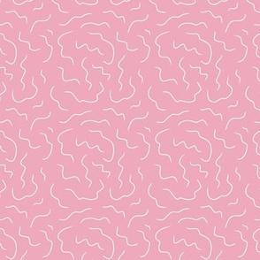 Abstract Brain Folds - Pink