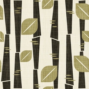 Bamboo Bliss - Olive Leaves LARGE