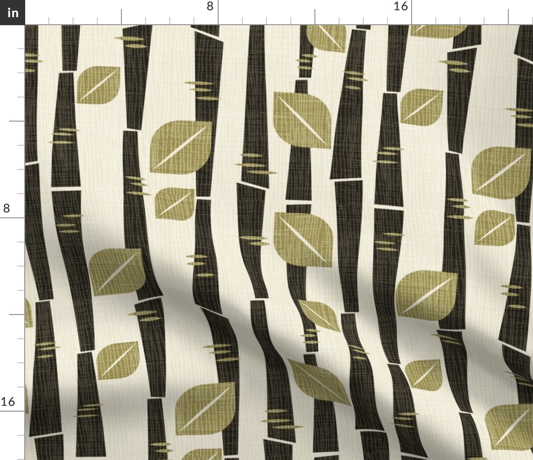 Bamboo Bliss - Olive Leaves LARGE