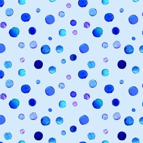Blue bubbles - large