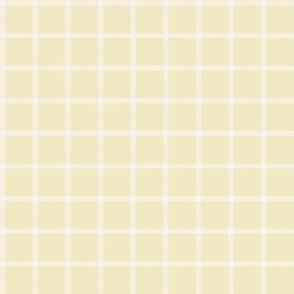 Yellow Grid Fabric, Wallpaper and Home Decor | Spoonflower