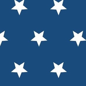 Patriotic Stars on Navy-Large