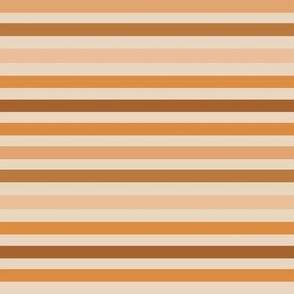 MEDIUM  retro stripes fabric - boho neutral stripes, retro brown stripe fabric