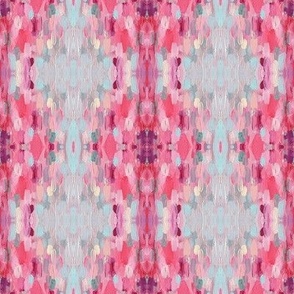 Oil Painting Pink Kaleidoscope