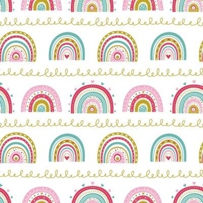 Children's Beautiful Rainbows & Elegant Doodles  | Candy Floss & Ice Cream