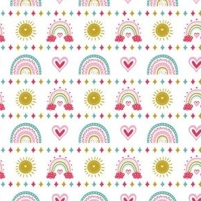 Children's Sunny Days | Rainbows, Hearts & Diamonds | Candy Floss & Ice Cream