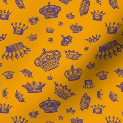 Royal Crowns: Grape on Marigold